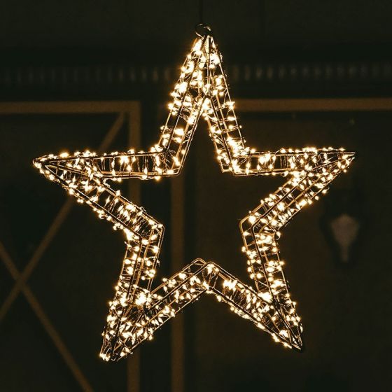 warmweiß 3D LEDs Stern Weihnachtsbeleuchtung Extra | | Sie Kaufen 1200