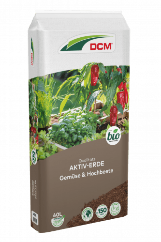 CUXIN DCM | Garten Aktiv-Erde für Gemüse & Hochbeete | 40 L