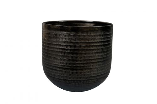 Topf Ilse schwarz | Ø27 x H25 cm