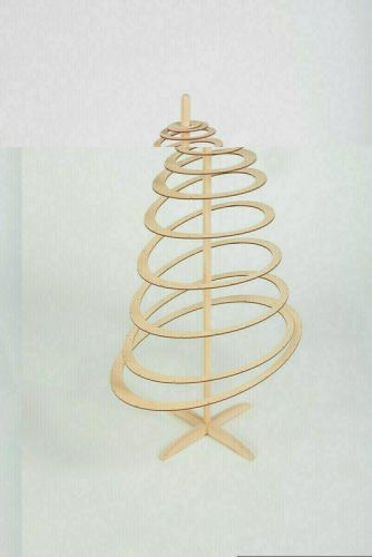 Spira Small oval Weihnachtsbaum aus holz  |  85 cm  |