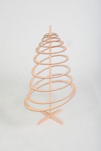 Spira Small oval Weihnachtsbaum aus holz  |  85 cm  |