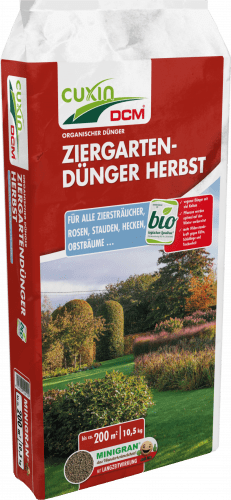 CUXIN DCM | Ziergartendünger Herbst | 10,5 kg für 210m²