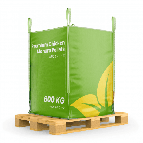 Organifer - Hühnermist Pellets (Big Bag = 600 kg - für 6.000 m2)