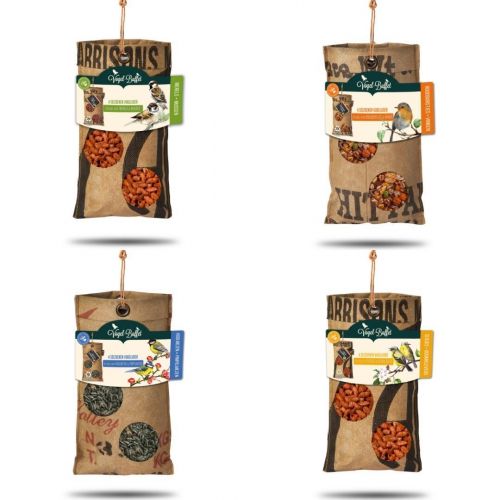 Vogelbuffet | Vogelfutter ECO Bag Mix 4er Set | 4x 300gr