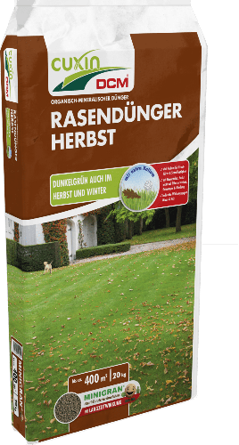 CUXIN DCM | Rasendünger Herbst | 10 kg für 200m²