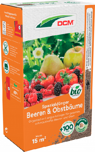 CUXIN DCM | Spezialdunger | Beeren & Obstbäume | 1.5 kg