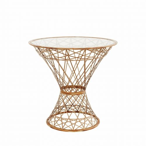 masson® Tisch, rund | 73 cm | Fiberglas | Bambus