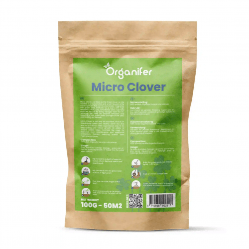 Organifer - Microclover Rasen - Reines Klee-Saatgut (100 g für 50 m2)