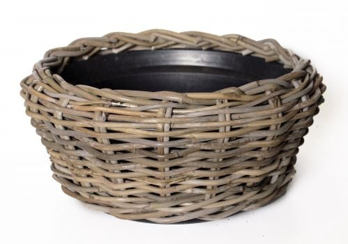 Drypot Schale Rattan Grau Ø 32 | Höhe 14 cm