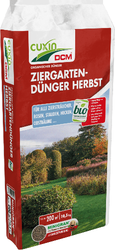 CUXIN DCM | Ziergartendünger Herbst | 10,5 kg für 210m²