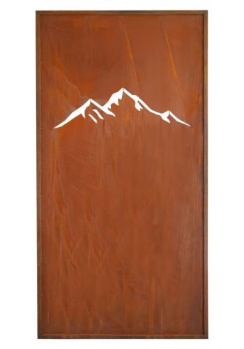 Badeko | Parawand -Berg- | Cortenstahl | 200x100 cm