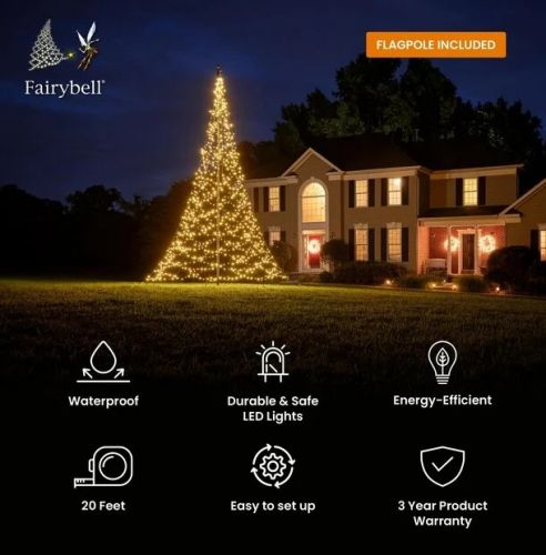 Fairybell OCT Weihnachtsbaum | 800 cm | 1500 LED | Warmweiß