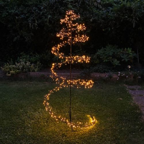 Baum Swirl Cluster | 960 LEDs | Warmweiß | Anna's Collection