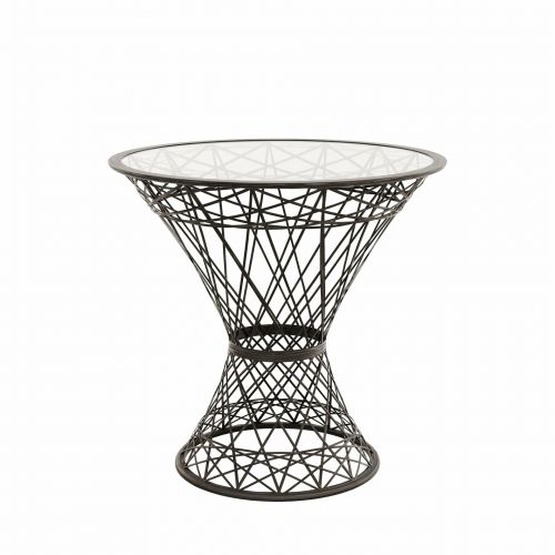 masson® Tisch, rund | 73 cm | Fiberglas | Schwarz