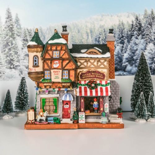 LEMAX Santa's List Toy Shop