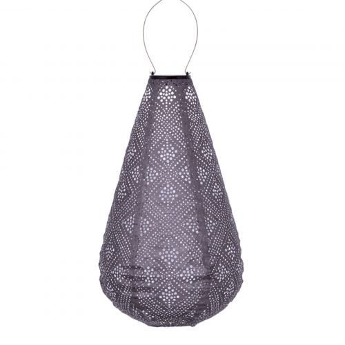 LUMIZ Solar-lampion Drop | Topaze | Mauve Lila | Ø28 cm