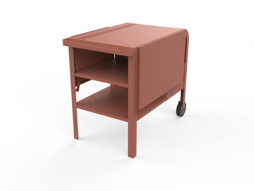 ZiiPa Tischwagen | Fredda Terracotta | 87x126,5x73 cm