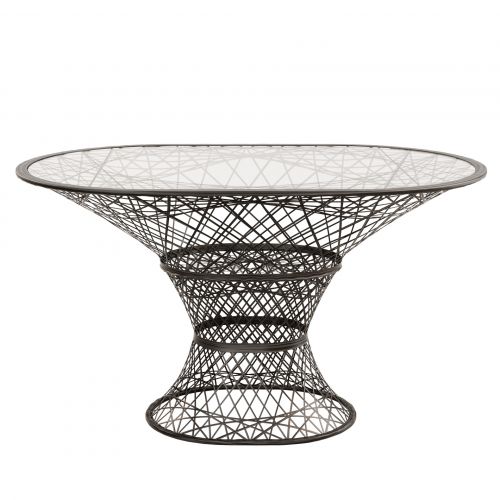 masson® Tisch, oval | 80 x 120 cm | Fiberglas | Schwarz