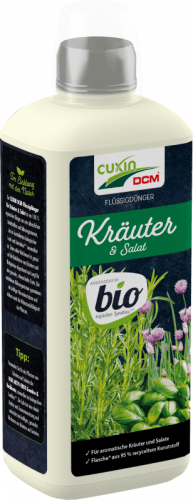 CUXIN DCM | Flüssigdünger Kräuter & Salat BIO | 800 ml