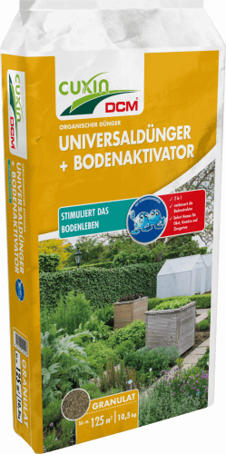 CUXIN DCM | Universaldünger + Bodenaktivator | 10,5 kg für 100m²