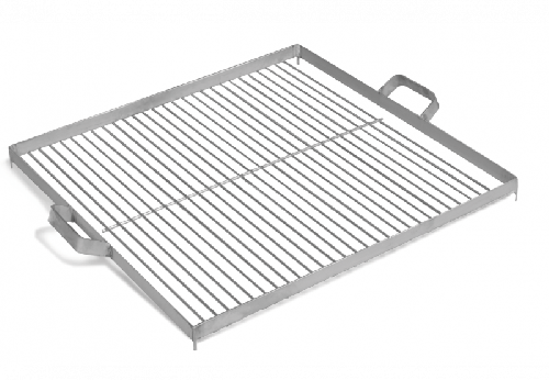 Quadratisches Grillrost aus Edelstahl für Feuerschale | in 3 Größen