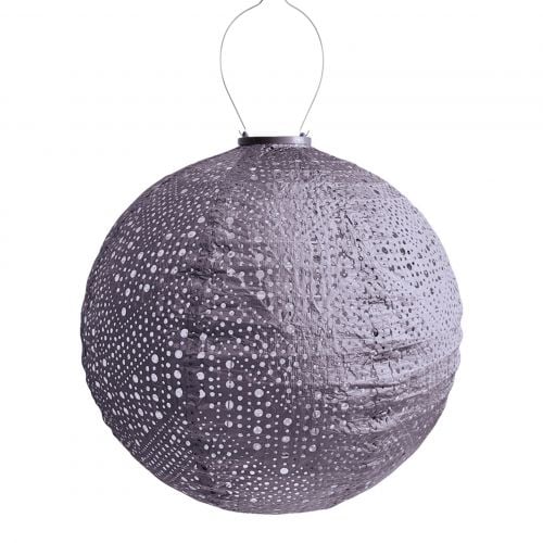 LUMIZ Solar-lampion Rund | Verso | Mauve Lila | Ø40 cm