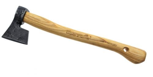 Forstbeil, mit 36 cm Hickory-Kuhfuß-Stiel