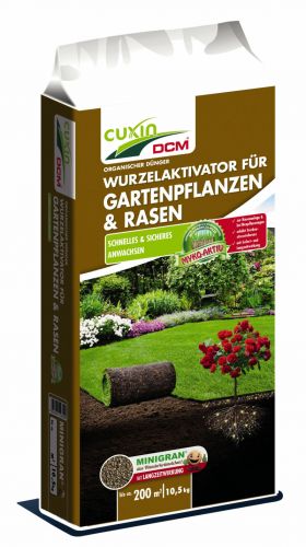 CUXIN DCM | Wurzelaktivator für Gartenpflanzen & Rasen | 10,5kg für 200m²