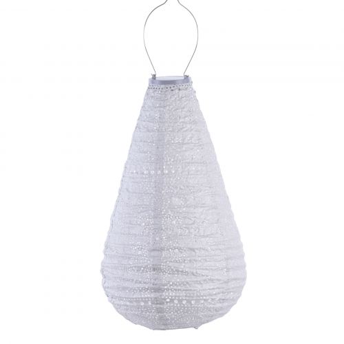 LUMIZ Solar-Lampion Drop | Spectare | Silber | D 28 H 48 cm