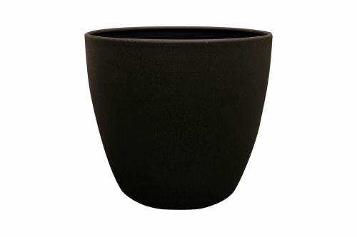 Topf Alisa mattschwarz | Ø34 x H30 cm
