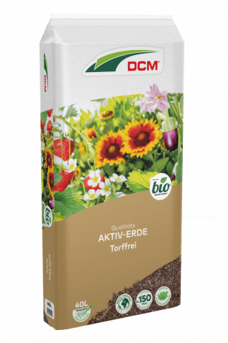 CUXIN DCM | Garten Aktiv-Erde Torffrei | 40 L