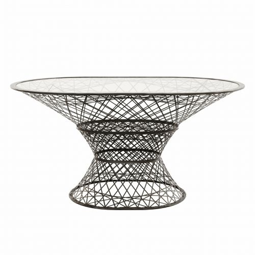 masson® Tisch, oval | 90 x 145 cm | Fiberglas | Schwarz