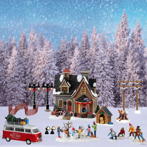 LEMAX Set Holly Jolly Christmas Village | 10-teilig