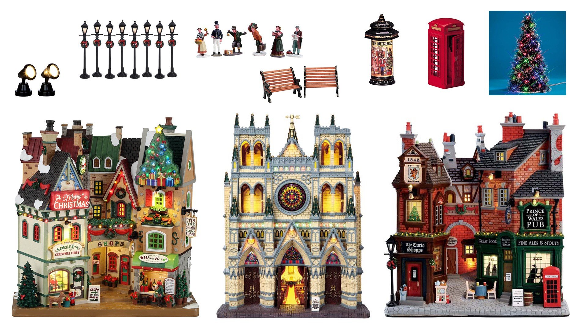 LEMAX Set Old Town Christmas Village | 10-teilig