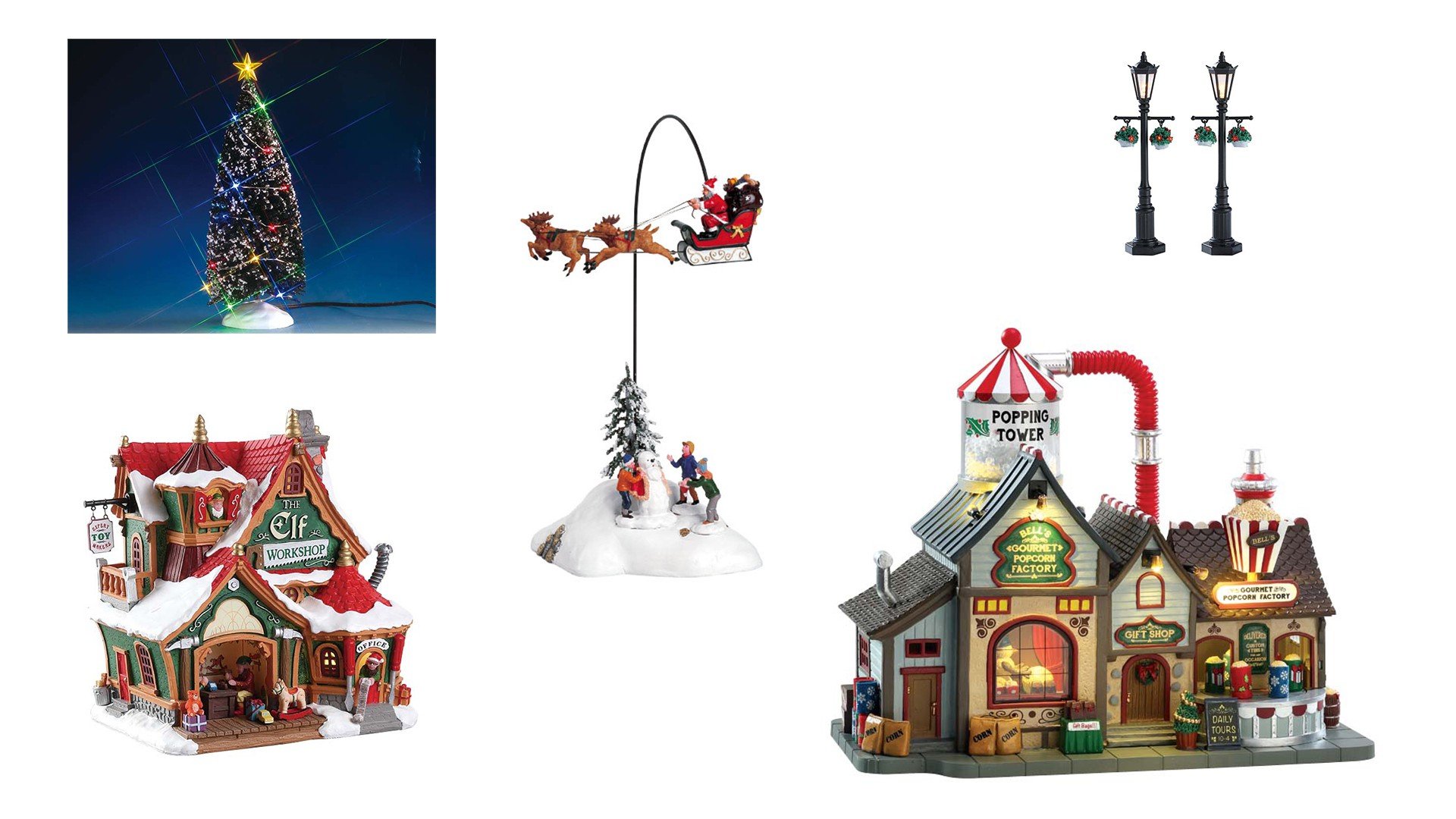 LEMAX Set Santa’s Village klein | 5-teilig