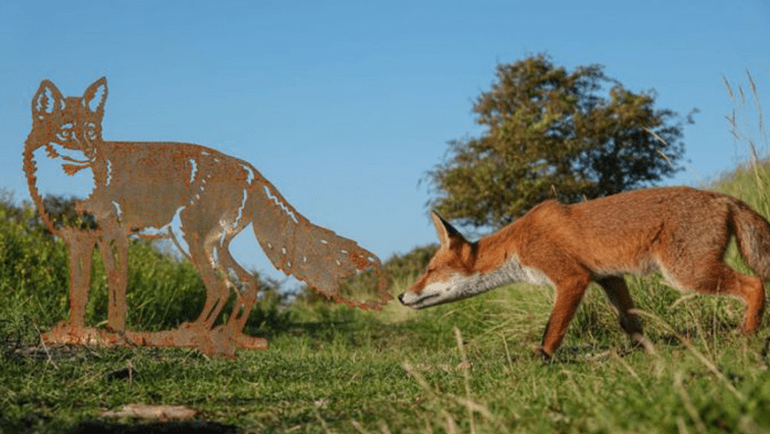 Die schönsten Metalltiere aus Cortenstahl gibt's bei Metal-Animal