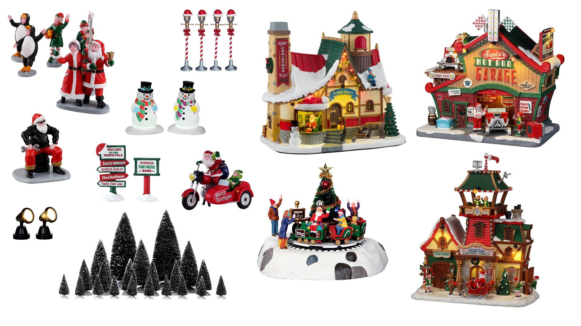 LEMAX Set Santa’s Village groß | 12-teilig